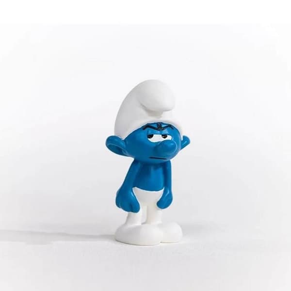 Figur föreställande Schtroumpf: Grumpy Schtroumpf