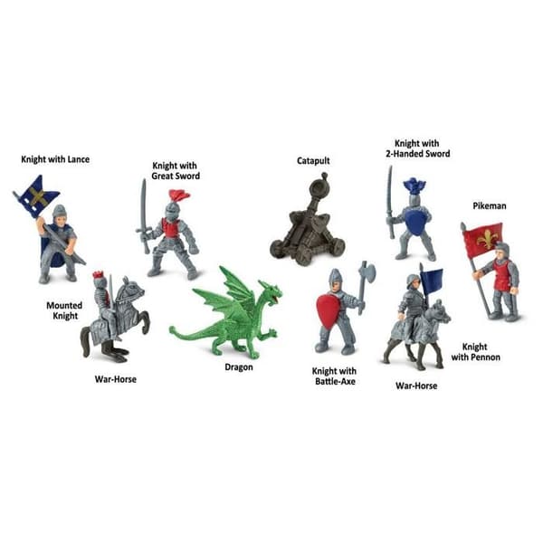 Figurer Karaktärer - Tubo Knights Dragons