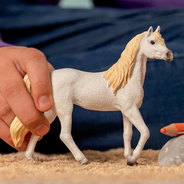 Figurine - SCHLEICH - Arabisk sto - Huvudfärg: Vit - Ålder: 5 år - Användning: Inomhus