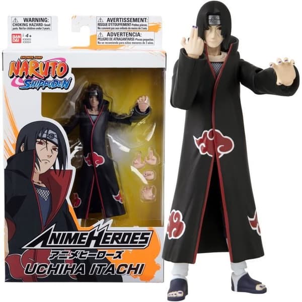Anime Heroes statyett 17 cm - Itachi Uchiha - BANDAI - Naruto Shippuden