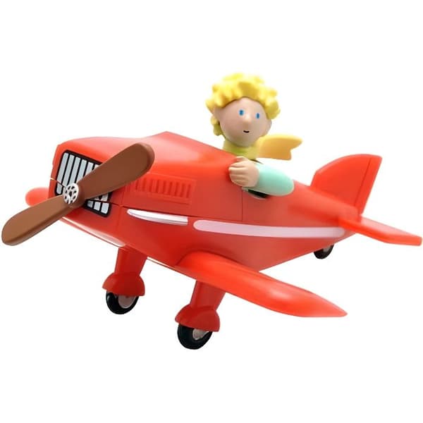 Plastoy - The Little Prince - Figurine The Little Prince in his plan 7 cm