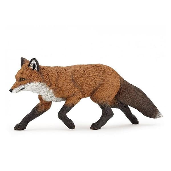Rävfigur - PAPO - WILD LIFE - Vit - Flerfärgad
