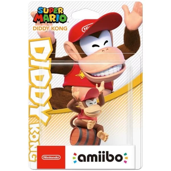 Amiibo Figur - Diddy Kong • Super Mario Collection