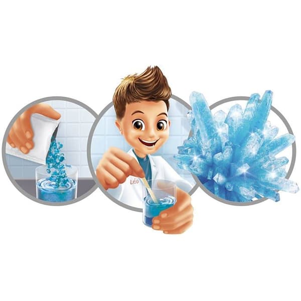 Science box - NO NAME - MINI LAB CRYSTALS BLUE - För barn - Från 6 år - Lätt att odla