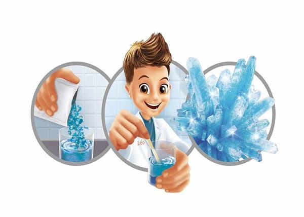 Science box - NO NAME - MINI LAB CRYSTALS BLUE - För barn - Från 6 år - Lätt att odla