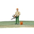 Miniatyrbild 3 av 3: BRUDER skogshuggarfigur med skogstillbehör - 10,7 cm