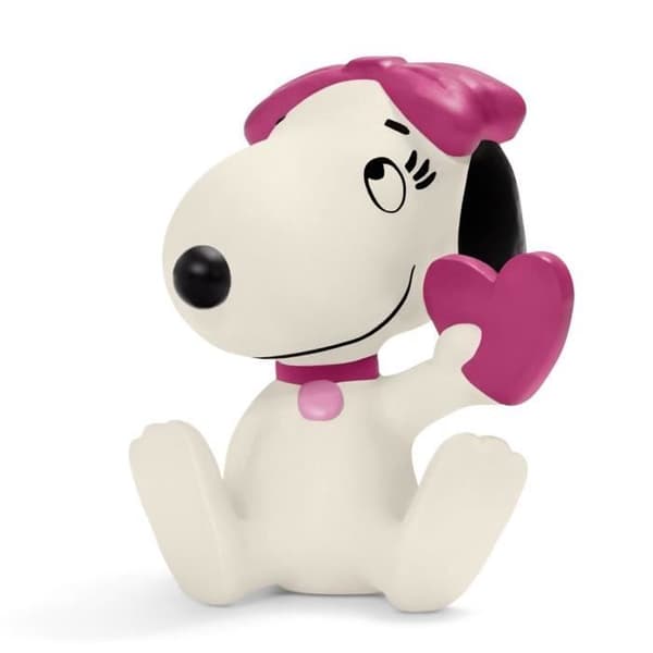Snoopy statyett - SCHLEICH - Belle med hjärta - Vit, svart, rosa - Blandat - Från 3 år - Inomhus