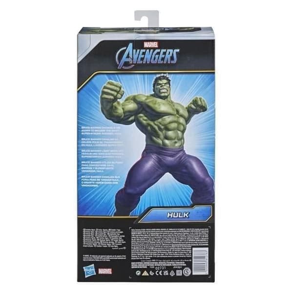 Hulk Blast Gear Deluxe 30 cm actionfigur - MARVEL AVENGERS - Titan Hero Series för barn från 4 år och uppåt