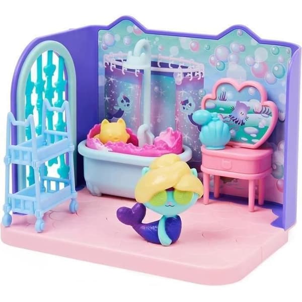 Gabby och det magiska huset - Marine's Bathroom Deluxe Playset - 1 figur + tillbehör