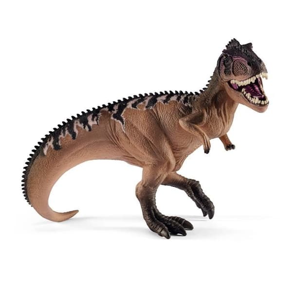 Giganotosaurus, statyett med realistiska detaljer, dinosaurieleksak som inspirerar fantasin för barn från 4 år och uppåt, 21 x 11 x 17 cm -