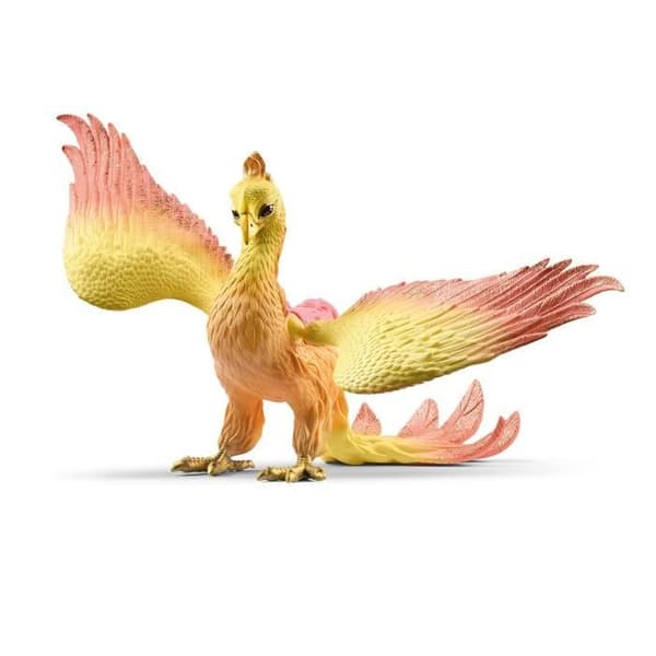 Schleich Pheonix figurin - Realistisk drakfigur med rörliga vingar och konstnärliga detaljer - present till barn från