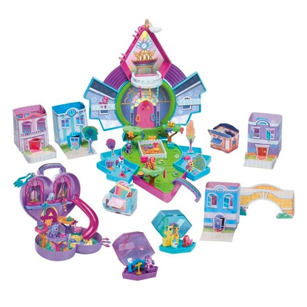 My little pony Mini Magical World, Mini Equestria Collection, anpassningsbar box med mer än 120 stycken