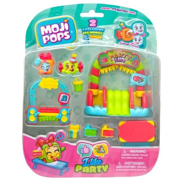 BLISTER MOJIPOPS - MEGABLEU - 800824 - Rosa - Mini samlarfigurer - 2 exklusiva MojiPops