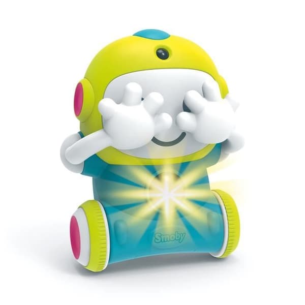 Smoby Smart 1 2 3 interaktiv robot - Motorutveckling - Flerfärgade lysdioder - 18 månader och uppåt