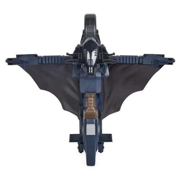 BATCYCLE 2 i 1 Transformerbar - BATMAN - Flygstunt - 30 cm figurer - Från 4 år