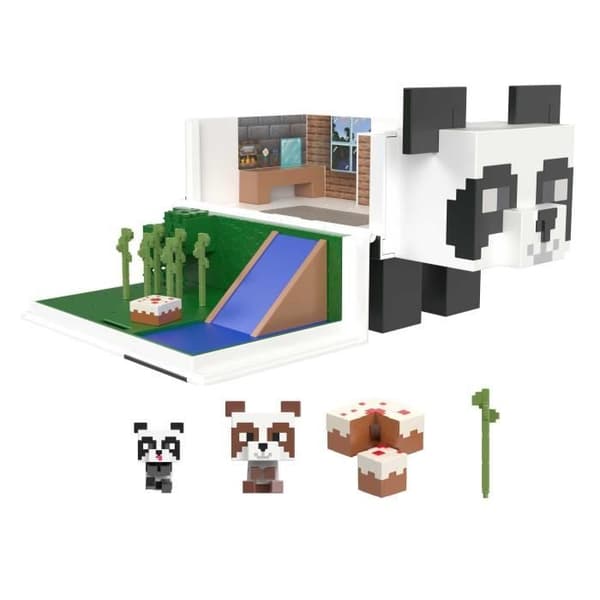 Minecraft-Mini Modular Heads-The Panda House-HLL25 Box