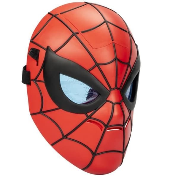 Spider-Man självlysande mask, självlysande förklädnadsleksak, superhjälteleksaker från 5 år, Marvel