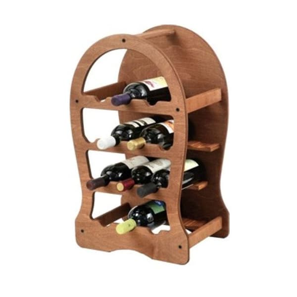 CANTINETTA LEGNO 13 POSTI NOCE cm 37x26,5 h 62