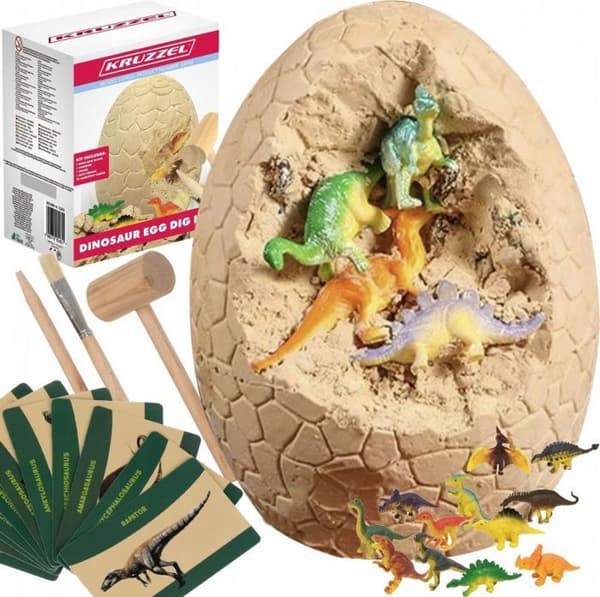 Figur Miniatyr - miniaturfigur Kruzzel Dinosaurieägg - Utgrävningar 24981