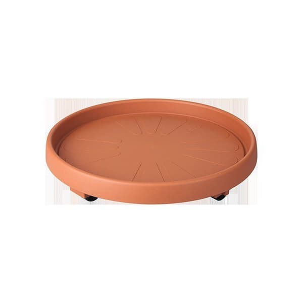 SOTTOVASO MED HJUL UNIVERSAL PLANTTAXI 35CM TERRAKOTTA