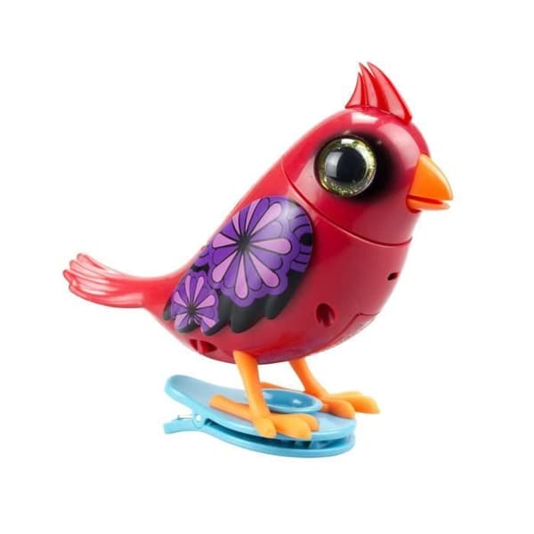 SILVERLIT DIGIBIRDS Interactive Bird - Whistles 60 Nursery Rhymes - Reagerar på röst och rör sig realistiskt