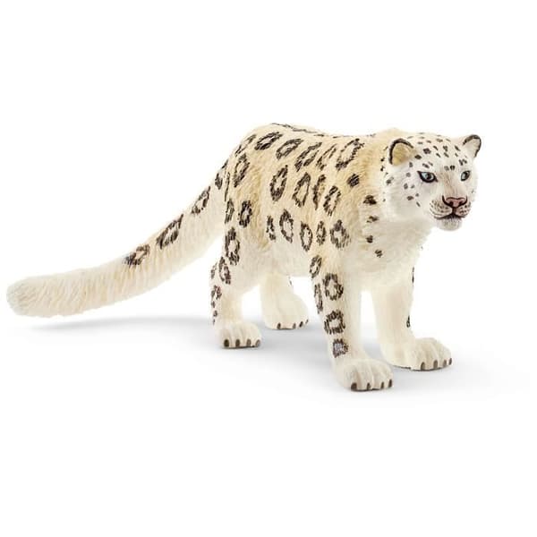 Snöleopardfigur - SCHLEICH - Wild Life - För barn från 3 år - Vit