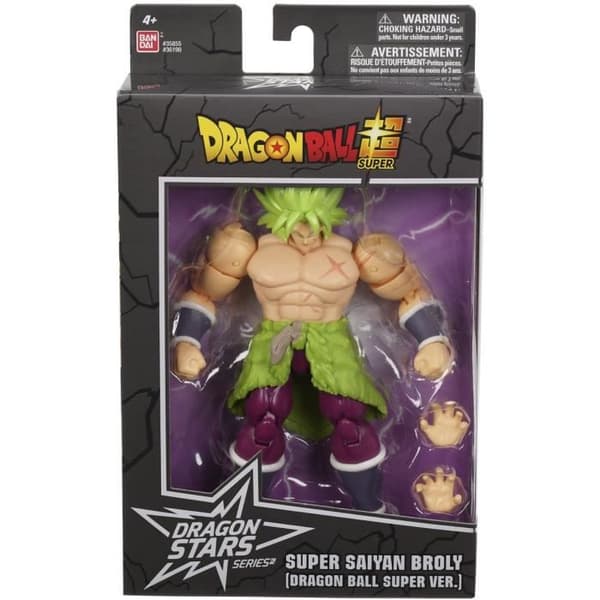 Dragon Stars statyett - BANDAI - Broly Super Saiyan - 17 cm - 16 artikulationspunkter