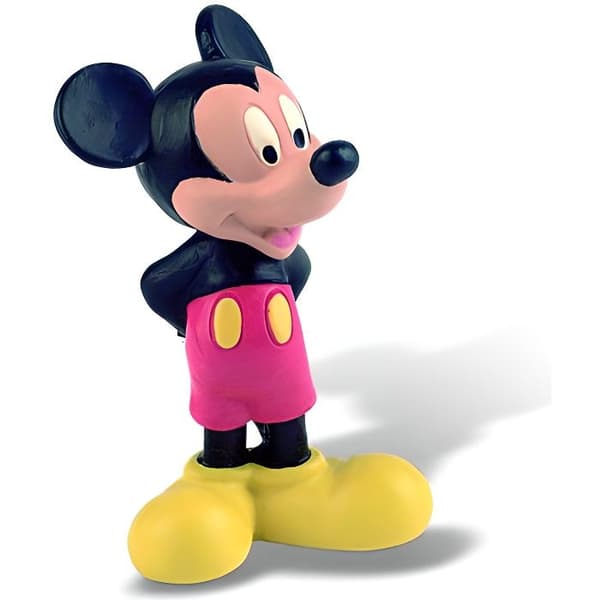 Mickey Classic plastfigur - BULLYLAND - Höjd 6,5 cm - För barn från 3 år