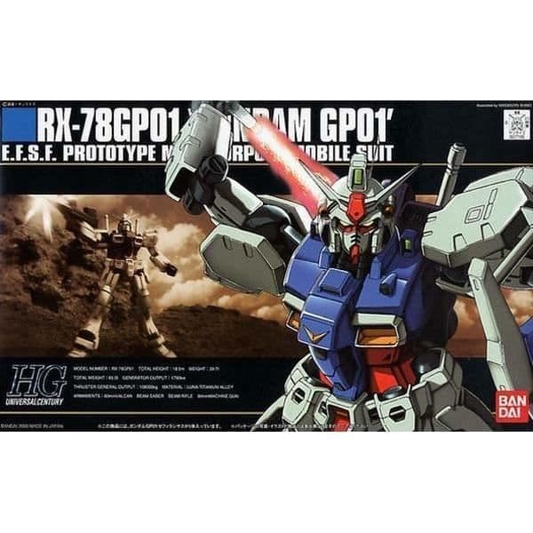 Gundam Figur HG 1/144 - 013 RX-78 GP01 Zephyranthes