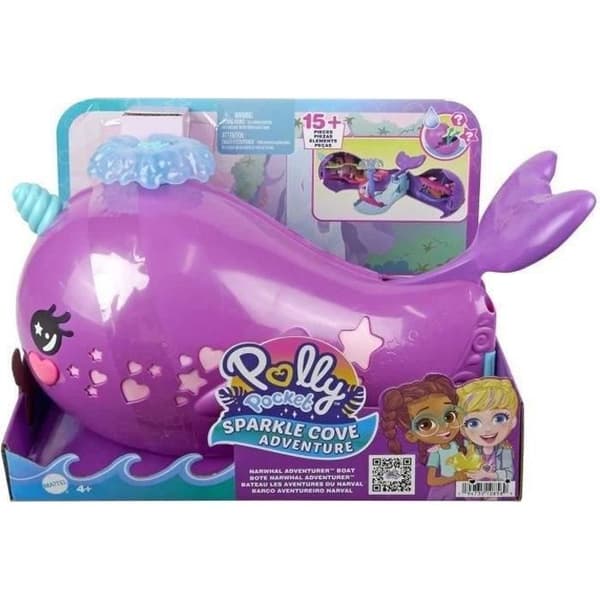 Polly Pocket - The Narwhal Cruise - Mini Polly Pocket docka kompakt låda