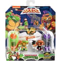 Miniatyrbild 4 av 6: Ninja Turtles Michelangelo vs Bebop-figurer - Akedo - Älgleksaker - Samlarduellboxar