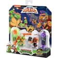 Miniatyrbild 1 av 6: Ninja Turtles Michelangelo vs Bebop-figurer - Akedo - Älgleksaker - Samlarduellboxar
