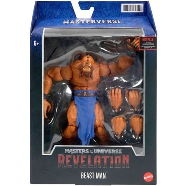 Figurin - Mattel - Beast Man - 18 cm - Inspirerad av Masters of the Universe - Blandat