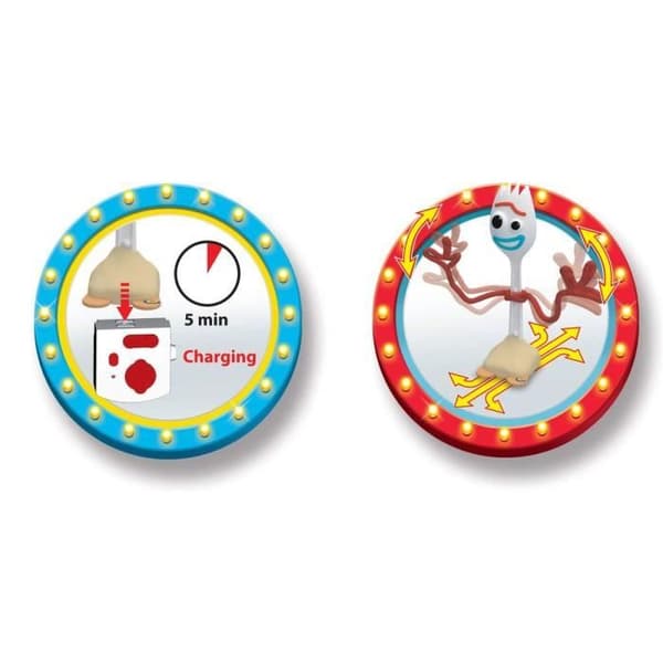 Toy Story Forky radiostyrd leksak - Smoby - Rörliga armar och ögon - 15 cm
