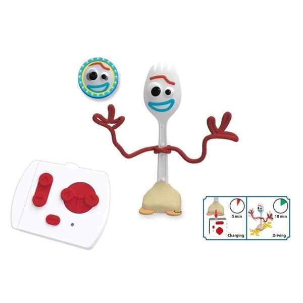 Toy Story Forky radiostyrd leksak - Smoby - Rörliga armar och ögon - 15 cm