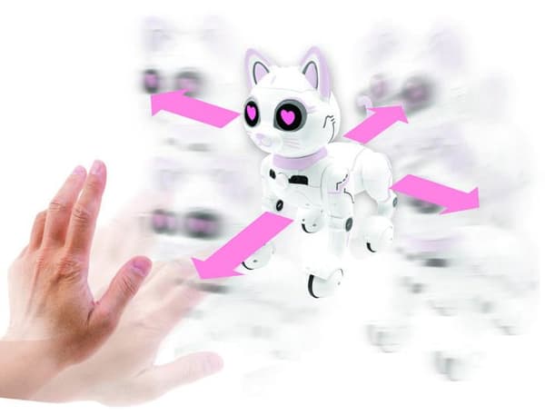 Power Kitty kattrobot - LEXIBOOK - Programmerbar, taktil, med fjärrkontroll och gestkontroll
