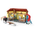 Miniatyrbild 4 av 6: SCHLEICH stall - Farm World - 7 djur, 2 boxar för hästar och tillbehör