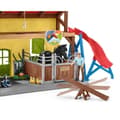 Miniatyrbild 5 av 6: SCHLEICH stall - Farm World - 7 djur, 2 boxar för hästar och tillbehör