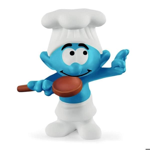 Figurine - SCHLEICH - Cook Smurf - SMURFS™-sortimentet - Blandat - Från 3 år