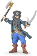 Miniatyrbild 2 av 2: Piratfigur: Blackbeard Unik Färg