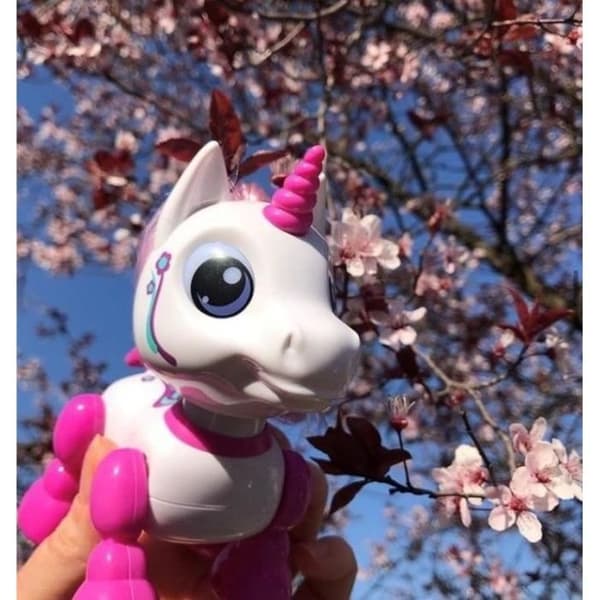 YCOO Interactive Unicorn Robot - 13cm - Rosa - För barn från 3 år