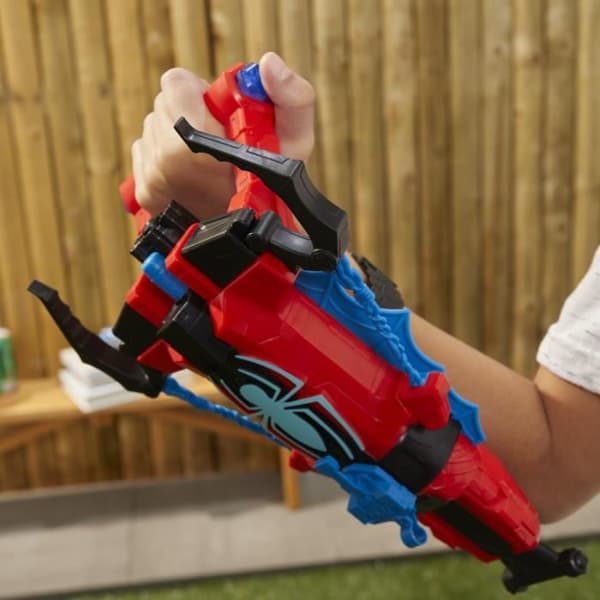 Dubbel attack blaster SpiderMan, Nerf, Marvel, Vattenpistol och dart, Superhjälte leksaker, från 5 år