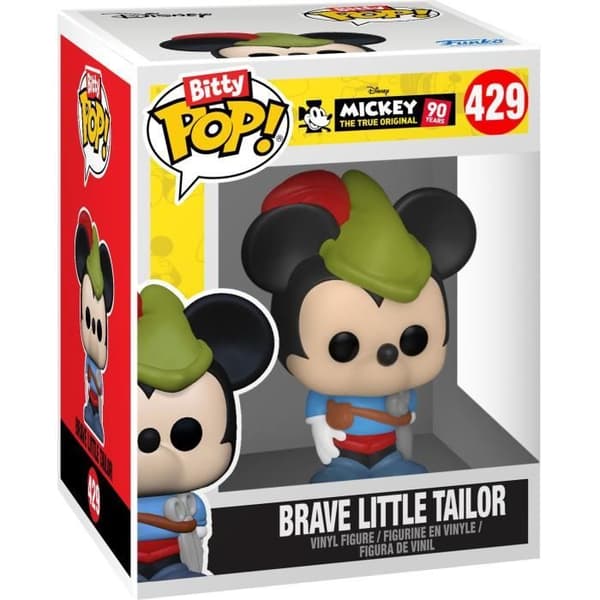 Bitty Pop! Disney - Långben - Paket med 4 - Blå - Vuxen - Unisex