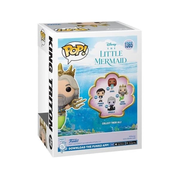 POP! King Triton 9 cm - FUNKO - Den lilla sjöjungfrun - Popsortiment! - Interiör