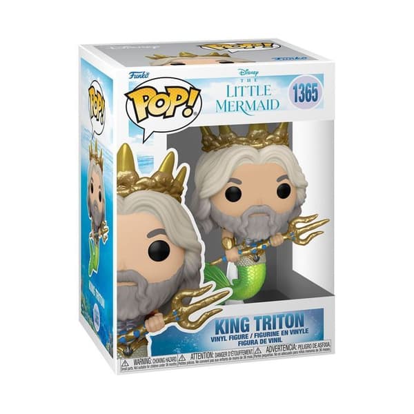 POP! King Triton 9 cm - FUNKO - Den lilla sjöjungfrun - Popsortiment! - Interiör