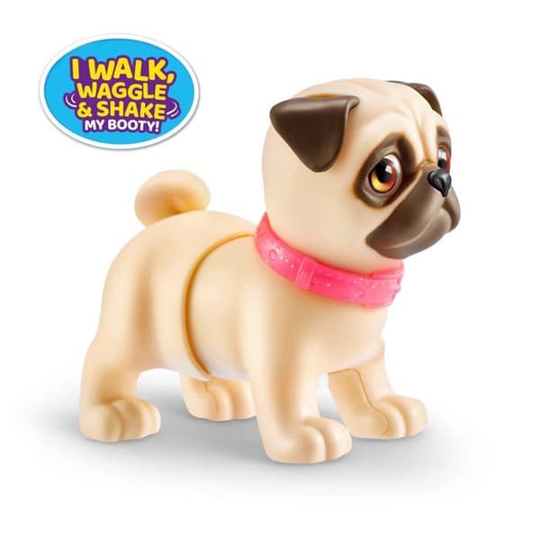 Zuru pets alive - 9535A - Pets Alive Booty Shaking Pups Robotleksak med batteri (Set om 2: Mops och Corgi) av ZURU