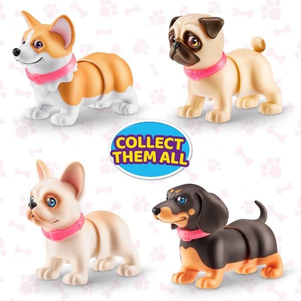 Zuru pets alive - 9535A - Pets Alive Booty Shaking Pups Robotleksak med batteri (Set om 2: Mops och Corgi) av ZURU