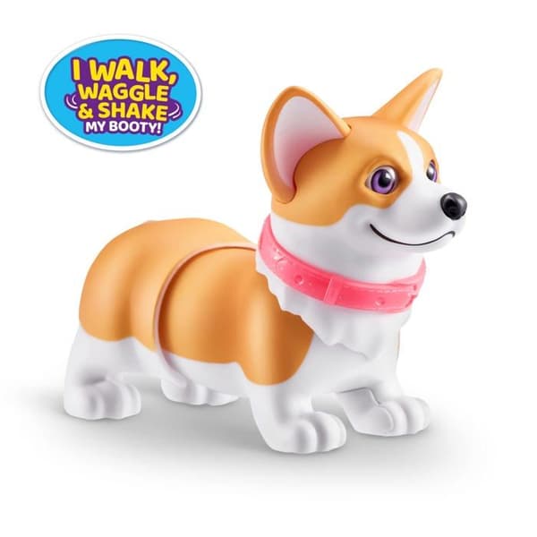 Zuru pets alive - 9535A - Pets Alive Booty Shaking Pups Robotleksak med batteri (Set om 2: Mops och Corgi) av ZURU