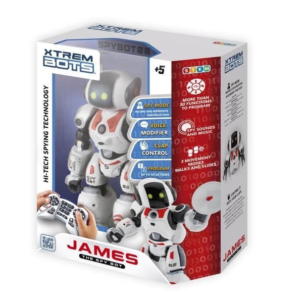XTREM BOTS JAMES SPY BOT AMO TOYS 3803084