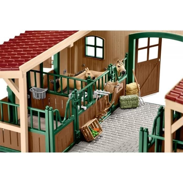 SCHLEICH - Stall med hästar - 42195 - Farm World range - Blandat - Barn - Box